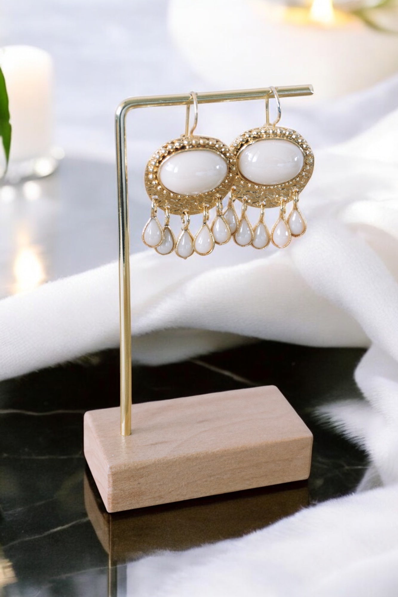 Meera Elegant Drop Earrings