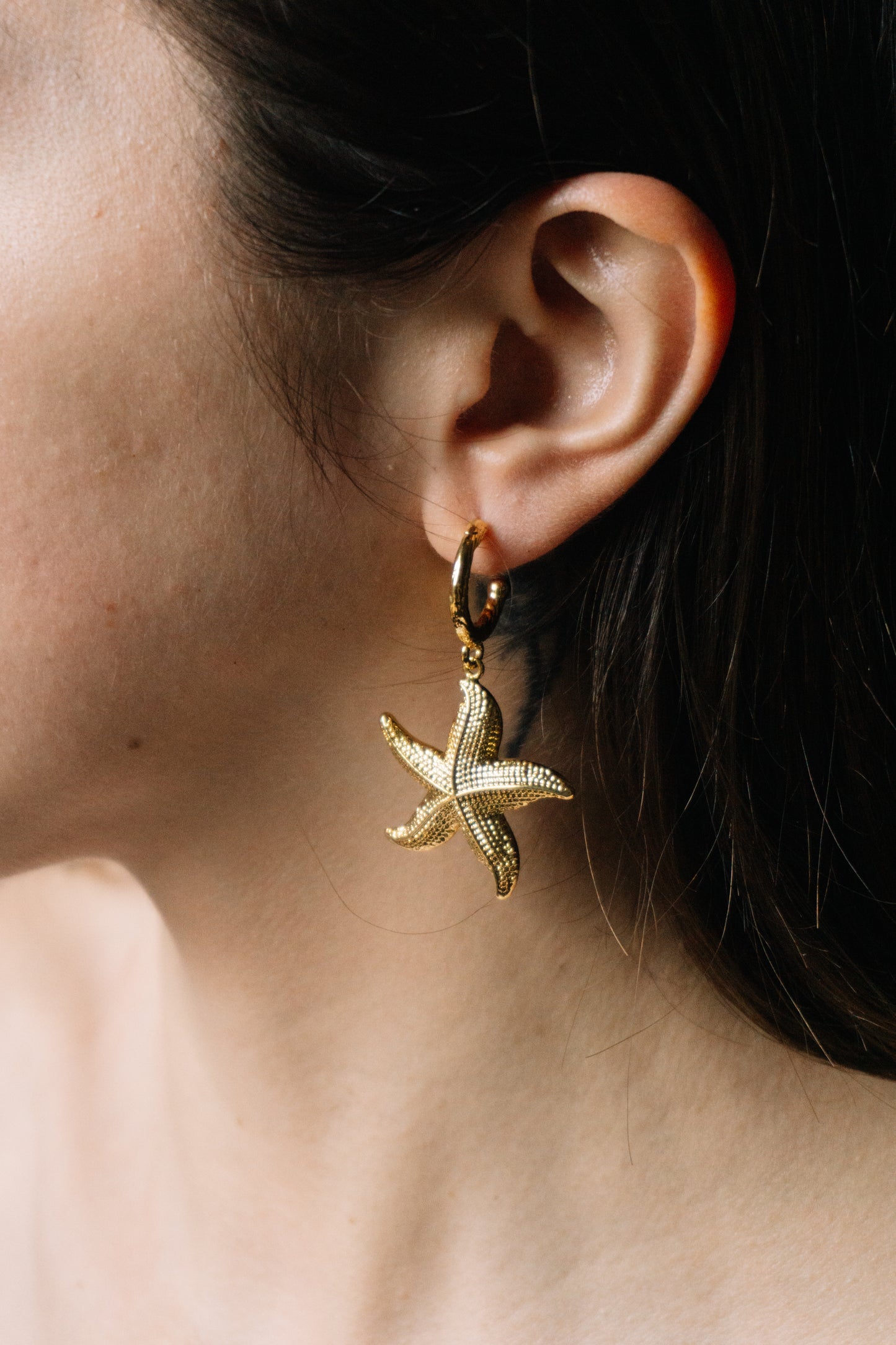 Nerina Starfish Gold- Plated Earrings