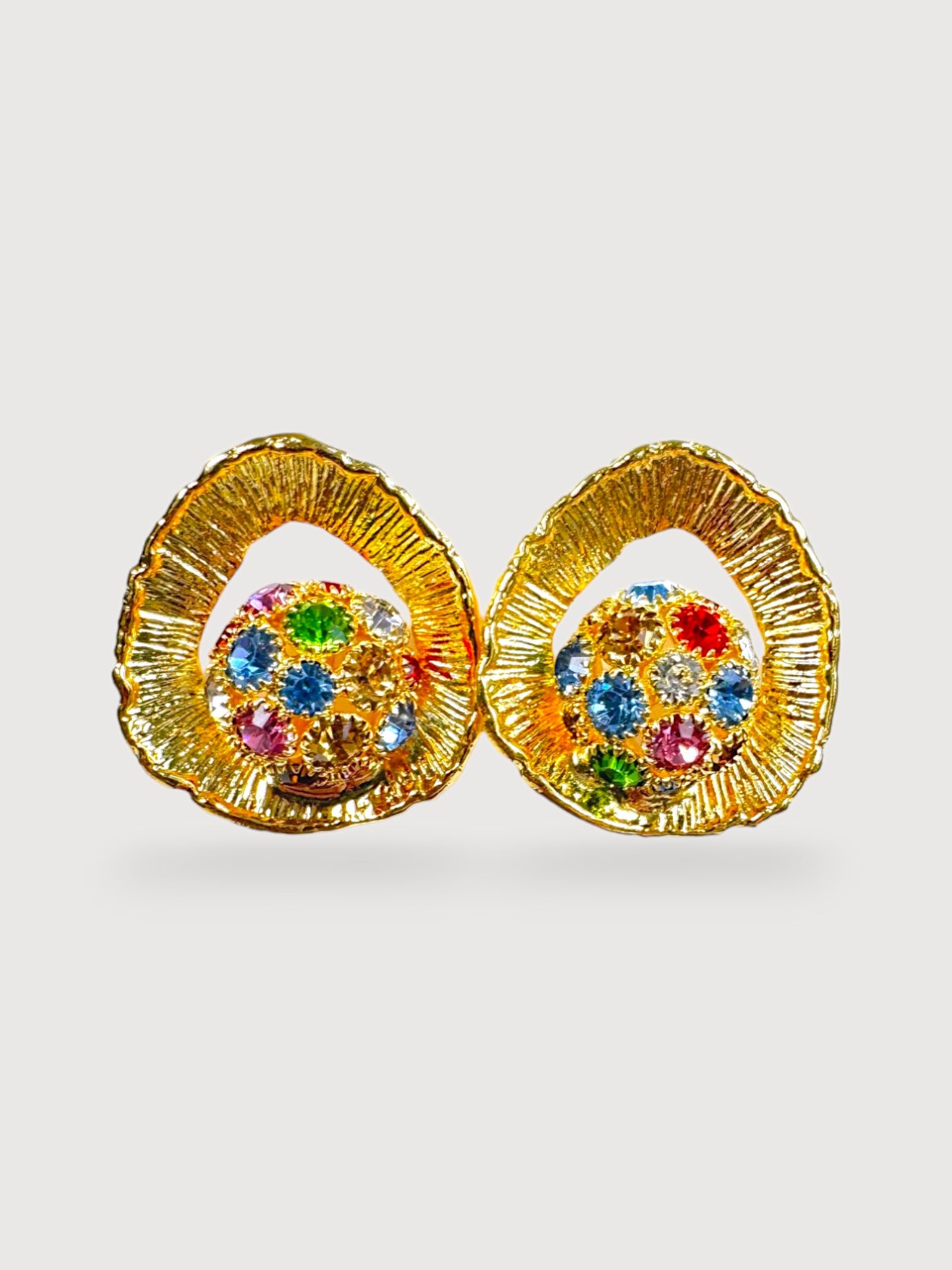 Chiara Zirconia Rainbow Earrings