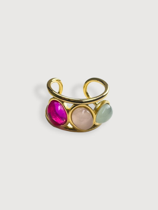 Skye Stainless Steel Adjustable Ring
