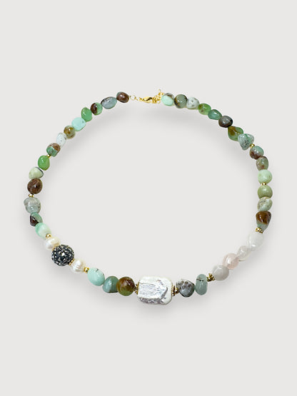 Maratea Natural Stone and Beads Necklace