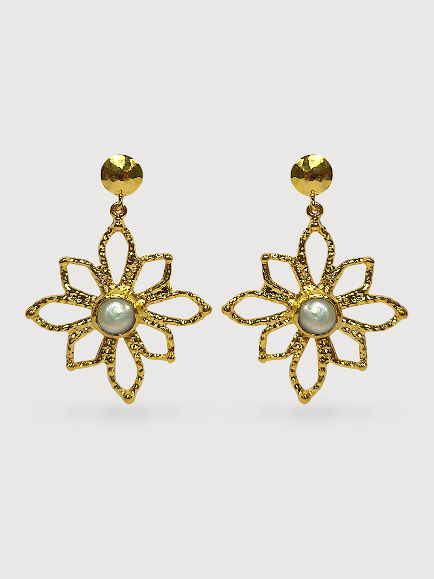 Carola Statement Earring With Pearl