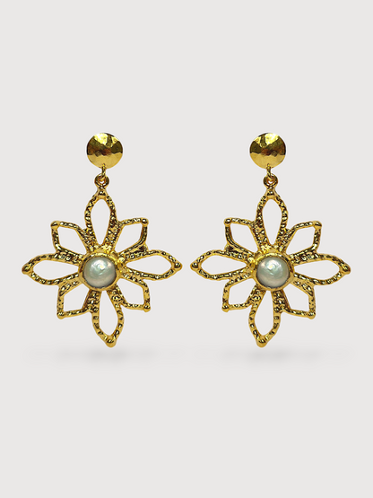 Carola Statement Earring With Pearl